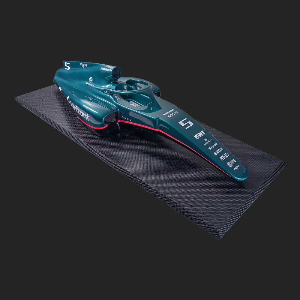 Quadro 3D Decorativo 120x50 Carro F1 Astn Mrtn 2021 G53 - Gran Belo