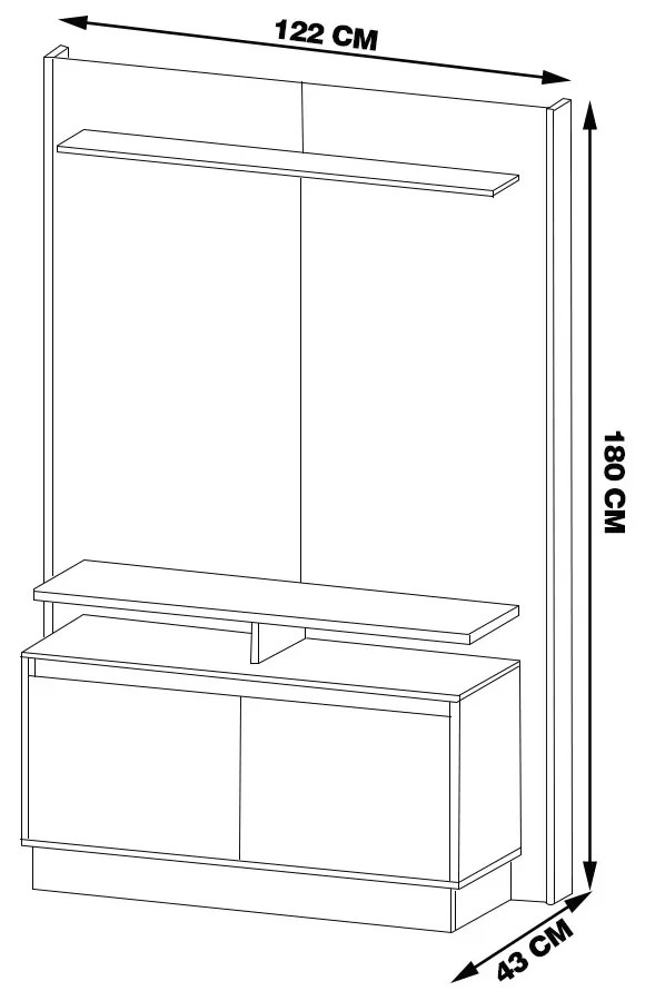 Home Suspenso Decorativo 122cm Everly Nature/Off White G29 - Gran Belo