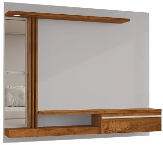 Painel Denver Off White/Naturalle - Bechara Móveis