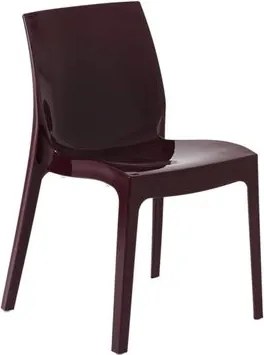 Cadeira Tramontina Alice Vermelho Garnet Brilho em Polipropileno