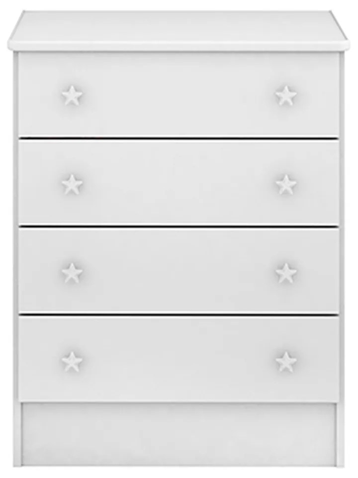 Comoda Infantil 4 Gavetas Brilhar Q01 - ADJ Decor