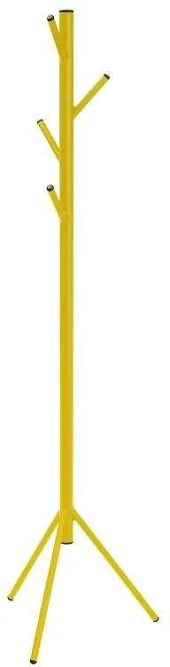 Cabideiro de Chão Mancebo Retrô Martyn Design Amarelo