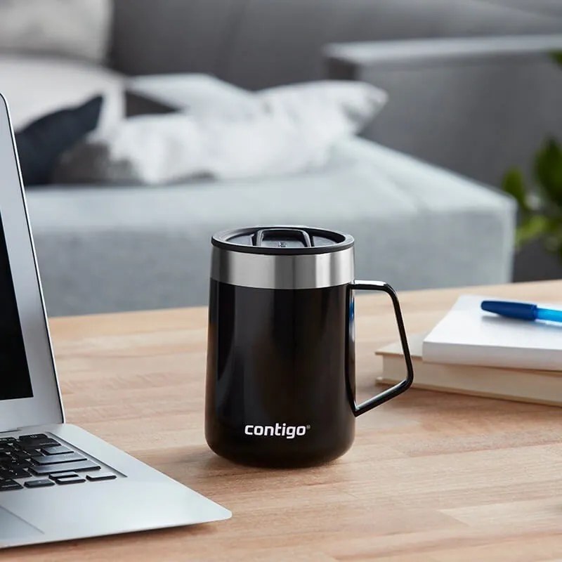 Caneca Térmica Street Aço Inox 414ml - Preto Contigo
