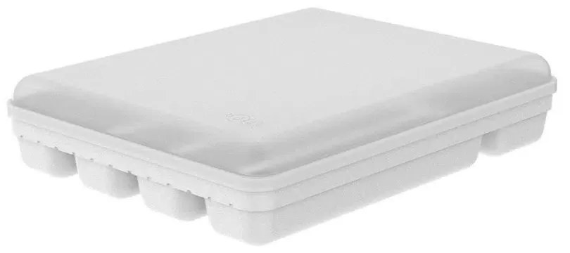 Organizador de Talheres Logic Com Tampa - Branco