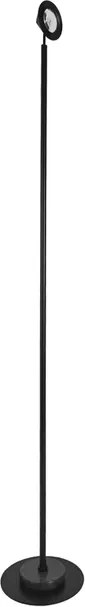 Luminaria De Piso Led Dimerizavel Metal Preto 5W 3000K Facho