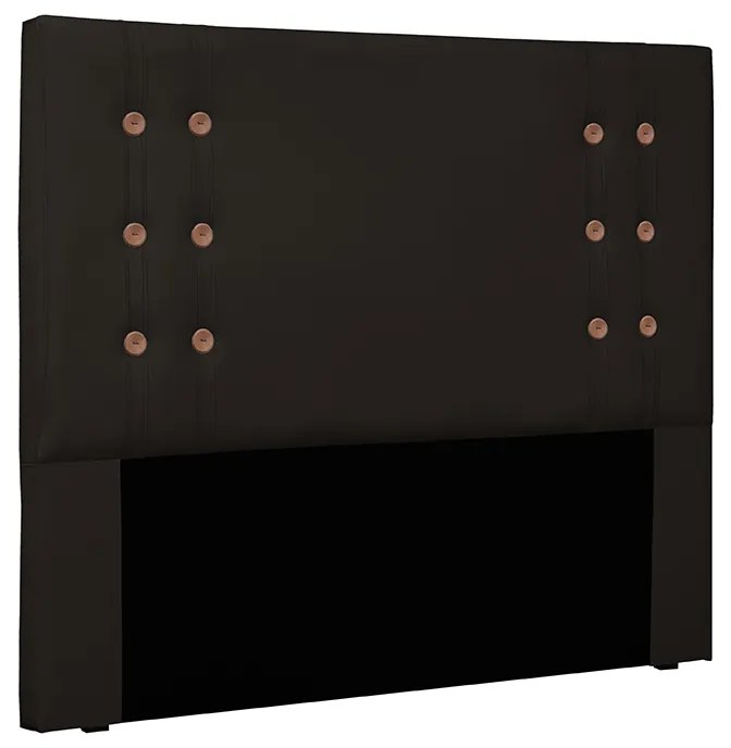 Cabeceira Cama Box Casal Queen 160cm Gênova Corano Marrom - Sheep Estofados - Marrom