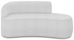 Sofá 3 Lugares Para Sala 180cm Orgânico Wendi Boucle Cinza I01 - Mpoz