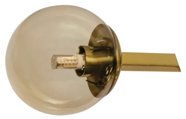 Globo De Vidro Ø12Cm Ambar / Reposição | Usina 48/12 Ab (AMBAR)
