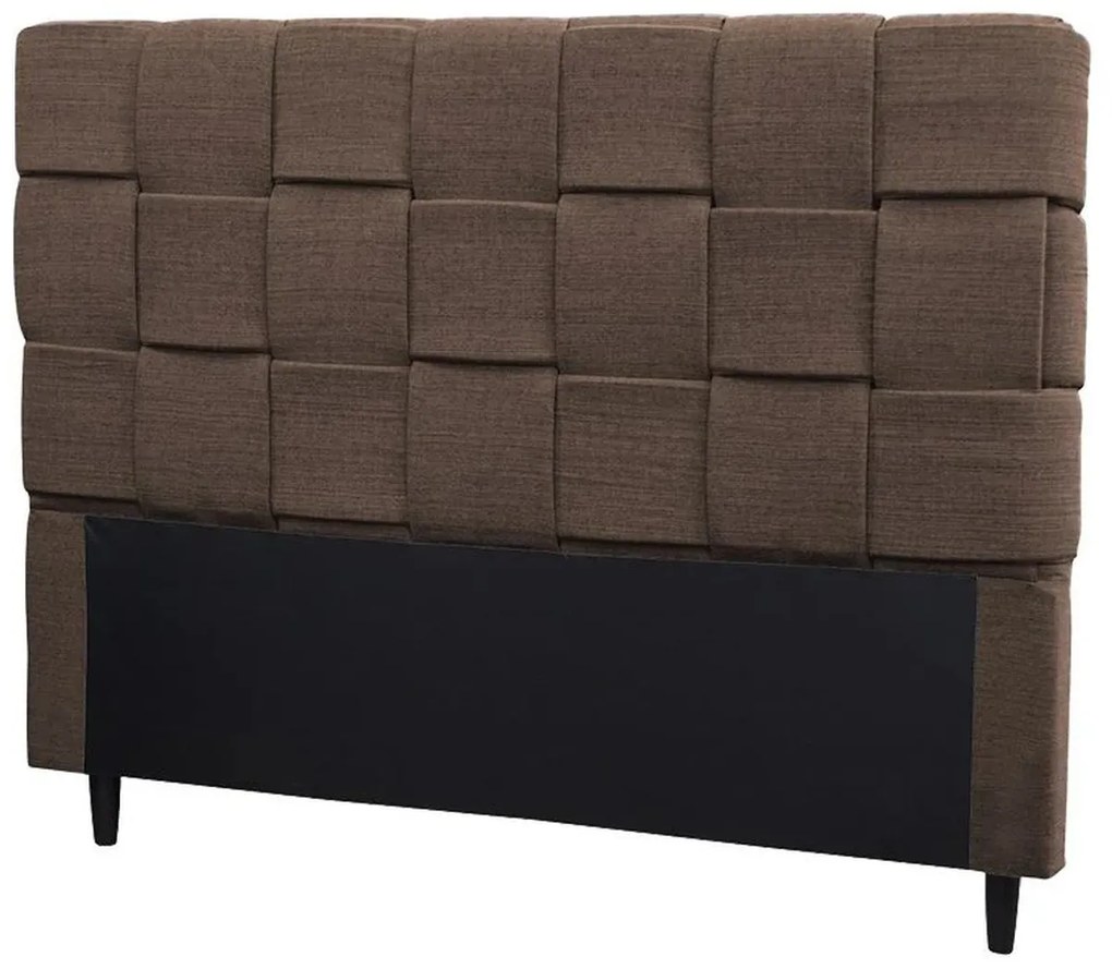 Cabeceira Cama Box Casal Queen 160 cm Ravena Linho Marrom - Simbal - Marrom