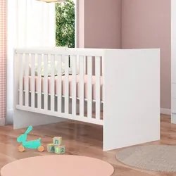 Quarto de Bebê Cômoda 777 e Berço Mini Cama 1344 Certificado pelo Inme