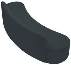 Sofá 5 Lugares para Sala de Estar Living 280cm Koane D06 Bouclê Cinza