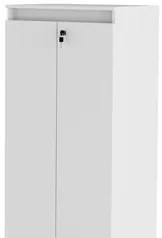 Armário Alto Para Escritório 2 Portas ME4151 Branco - Tecno Mobili