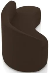 Sofá 4 Lugares Para Sala 220cm Orgânico Wendi Suede Marrom I01  - Mpoz