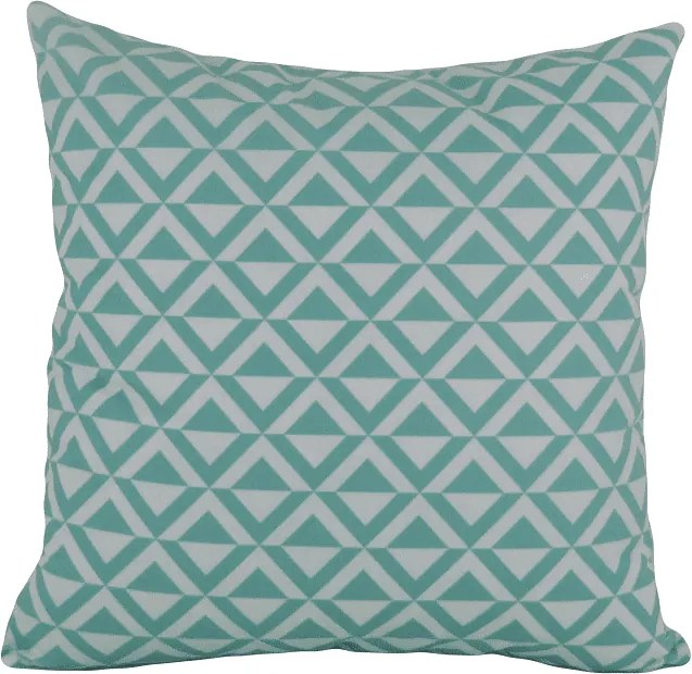 3 Capas para Almofadas Soft Veludo Geométrico Turquesa 43x43cm