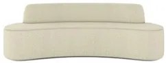 Sofá 5 Lugares para Sala de Estar Living 300cm Koane D06 Linho Creme -