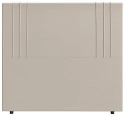Cabeceira Cama Box Queen 160cm Estofada Rama Sintético Bege Z04 - Mpoz