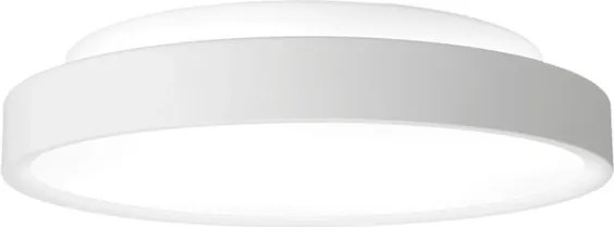 Plafon De Sobrepor Alumínio Branco Ø27cm Ring