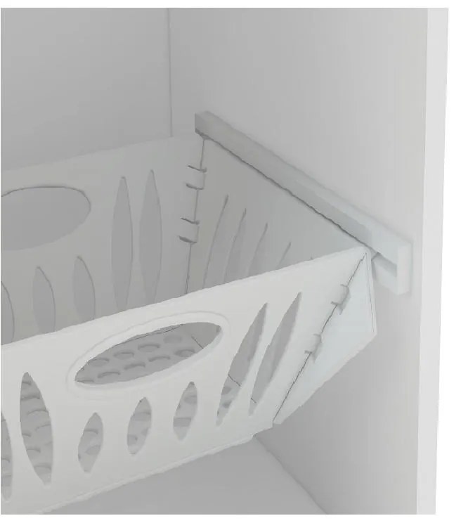 Fruteira Balcão Bebedouro Água Compacta 1 Gaveta Branca
