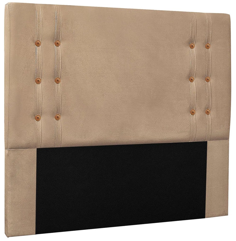 Kit Recamier e Cabeceira Santorini SPZ 140cm Suede - ADJ Decor