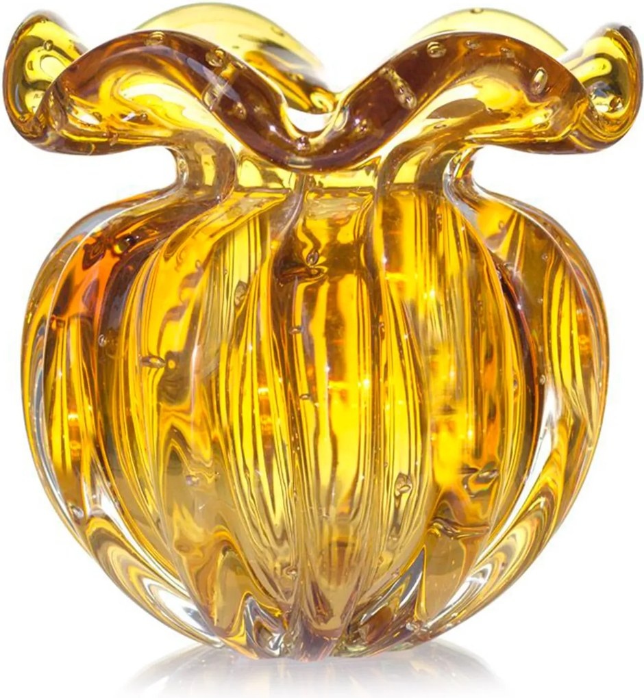 Vaso Murano Trouxinha Torcello PP - Âmbar Âmbar