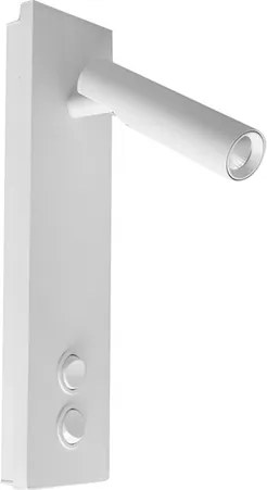 Arandela Led Alumínio 12,6w 3000k Up - BRANCO