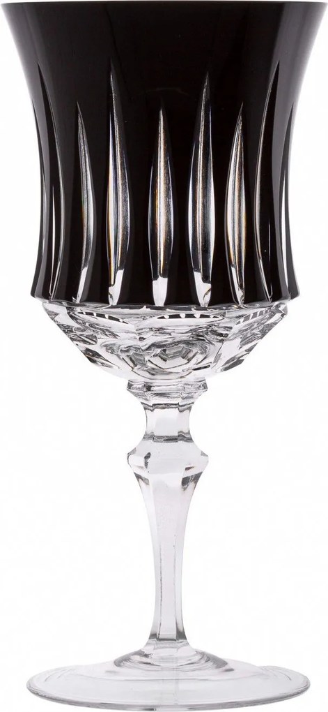 Taça de Cristal Lapidado P/ Vinho Branco - 66 - Preto  66 - Preto