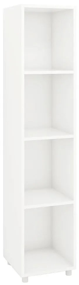 Estante Livreiro Armário Nichos Prateleiras Decoração Branco