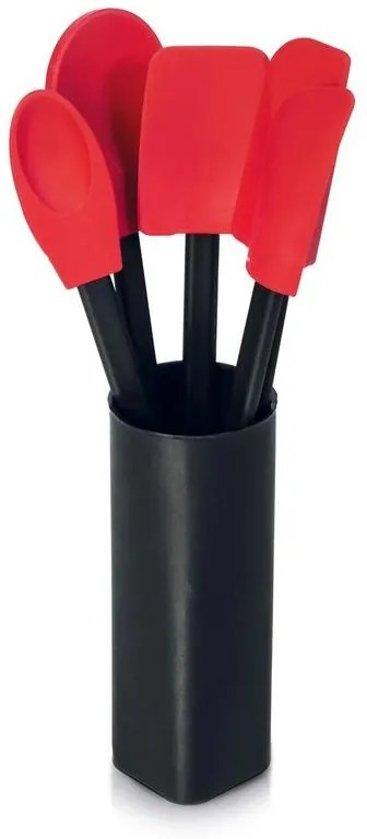 Kit Utensílios de Cozinha Vermelho 6 Peças
