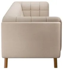Sofá Living Decorativo 2 Lugares 180cm Bellart Z32 Linho Cru - Mpozena