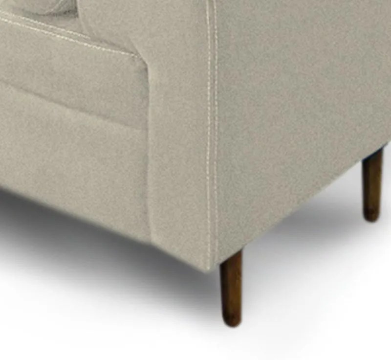 Recamier Casal Queen 160cm Turim Linho Bege - Simbal - Bege