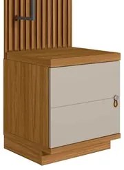 Painel Ripado com Mesa de Apoio Industrial 1 Módulo 44cm Golden L06 Na