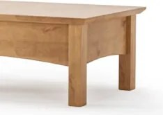 Mesa de Centro Para Sala Madeira Maciça Hazel Carvalho Z25 - Mpozenat