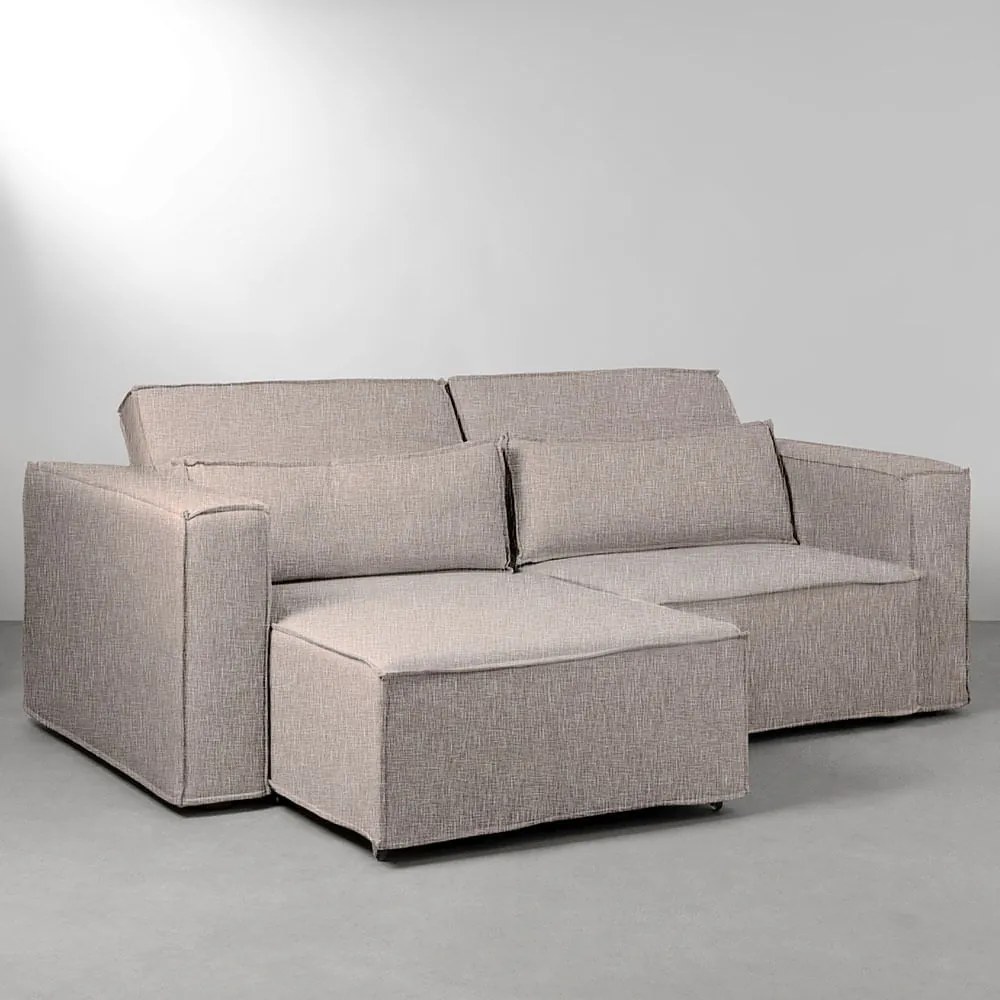 Sofá Mango Retrátil Myst Cinza - 2,26m