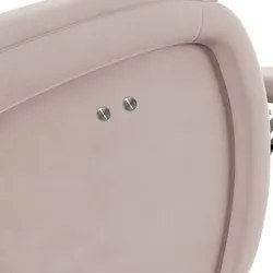 Poltrona do Papai Reclinável Kalie Power Touch Massagem FH9 Veludo Ros