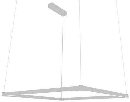 Pendente Led Aluminio Acrilico 30,4W 3000K Fit15 - BRANCO