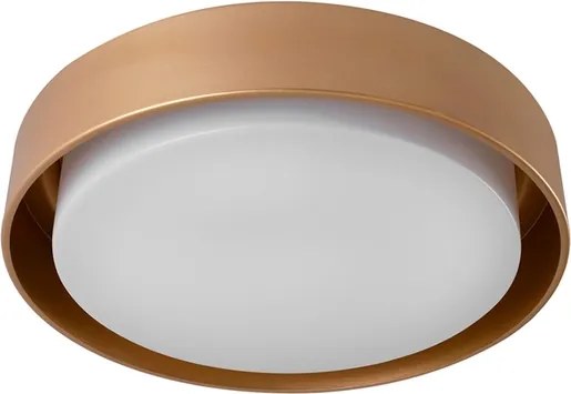 Plafon De Sobrepor Redondo Alumínio Ø46cm Dubai - DOURADO