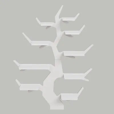 Estante Vertical Arbo Branco Woodyou 126x19x170,5 cm