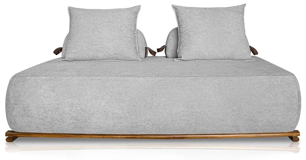 Sofá 3 Lugares Decoração Lazer Sala Ibiza SPZ 200cm Bouclé - ADJ Decor