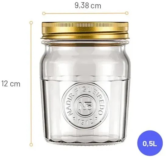 Pote Americano Vintage Pequeno - 500ml