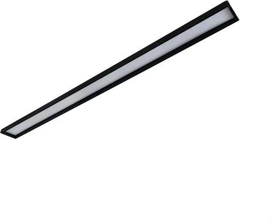 Plafon Led De Embutir Aluminio Preto 25,2W 3000K Imo