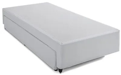 Box Rigido Tracy Solteiro Com Cama Auxiliar Korino Branco 88x188cm - 77749 Sun House