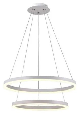 Pendente Led Metal Aluminio 54W 3000K Yamamura - BRANCO