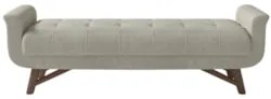 Cabeceira Cama Box Queen 160cm Pisa e Recamier Neville Z37 Boucle Cru