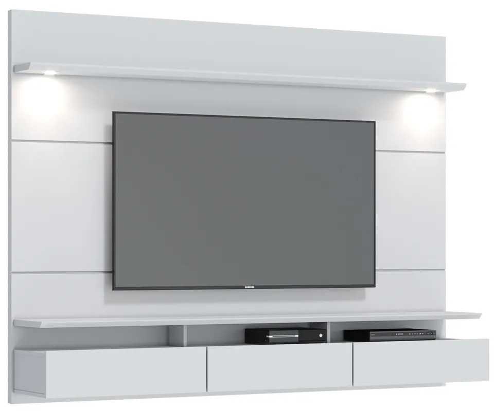 Home Suspenso Decorativo 218cm Callie Branco Acetinado G29 - Gran Belo
