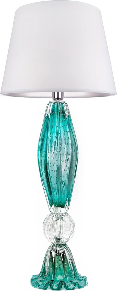 Kit Abajur de Murano Nilo G + Cúpula - Verde Esmeralda Verde Esmeralda