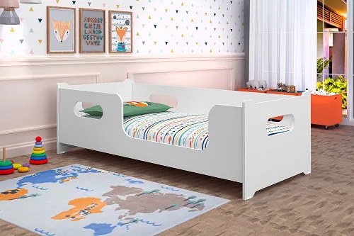 Cama Mentossoriana Encanto Infantil Branco - Gabrielli Móveis