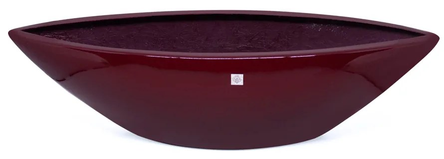 Vaso Decorativo Barca Vermelho Lira 17x63x17 cm - D'Rossi