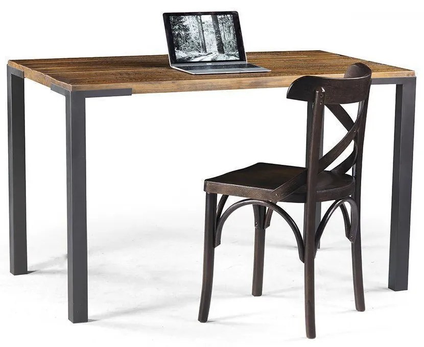 Escrivaninha Margot 120cm Grafite/Rustic Brown G54 - Gran Belo