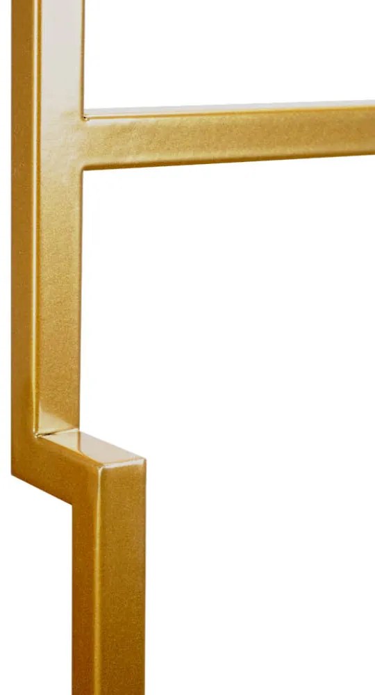 Kit Porta Toalha Industrial Metálico Dourado - D'Rossi