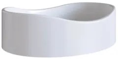 Gabinete Banheiro Suspenso 80cm Cuba Oval Ripy Mel/Branco Z54 - Mpozen